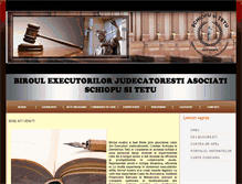 Tablet Screenshot of executorijudecatoresti.com